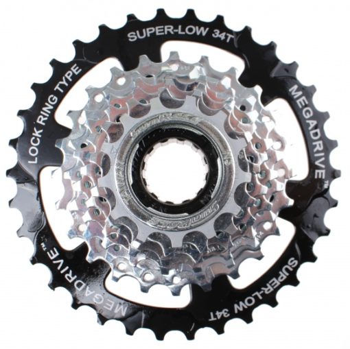 Sunrace pion 7S 13-34T zilver https://www.wijverkopentweedehandsfietsen.nl/