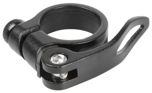 Zadelpenklem met snelspanner 31,8 mm zwart https://www.wijverkopentweedehandsfietsen.nl/