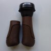 Gazelle handvatten set met bel links en rechts bruin https://www.wijverkopentweedehandsfietsen.nl/