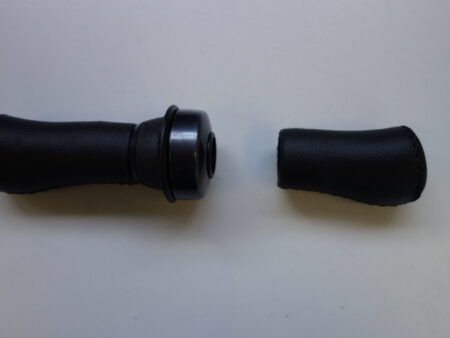 Gazelle handvatten set met bel links en rechts zwart