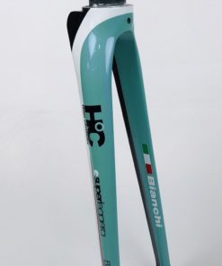 Bianchi Oltre XR voorvork carbon mint groen