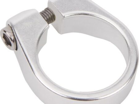 Zadelpenklem zilver 31.8 mm