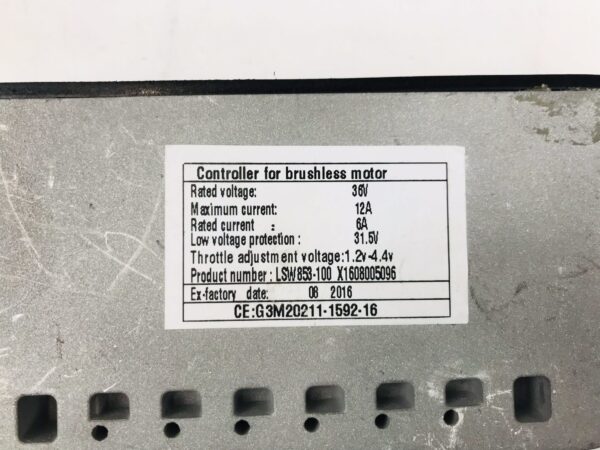 Controller for brushless motor LSW853-100 Bidon houder - Afbeelding 2
