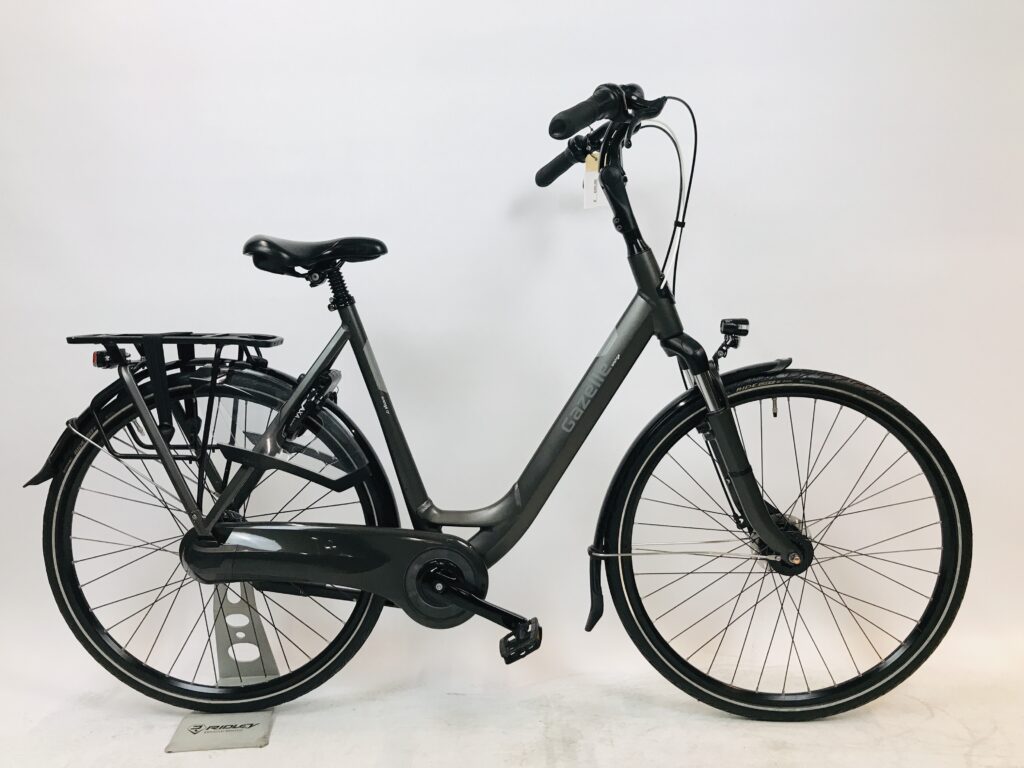 GAZELLE Orange C7+ antraciet damesfiets L - 57cm - 7SP