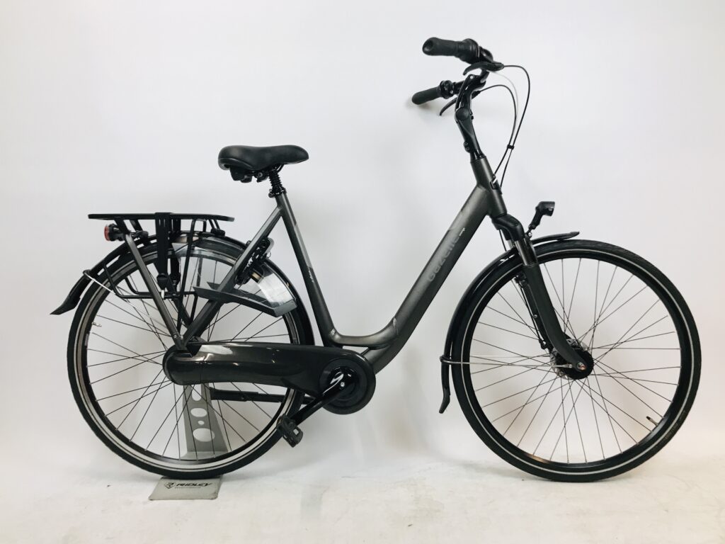 GAZELLE Orange C7+ antracietgrijs damesfiets L - 57cm