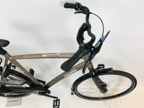 GAZELLE Chamonix herenfiets XL-65cm MatBruin/Zwart - Afbeelding 4