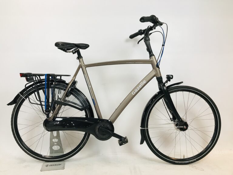 GAZELLE Chamonix herenfiets XL-65cm MatBruin/Zwart