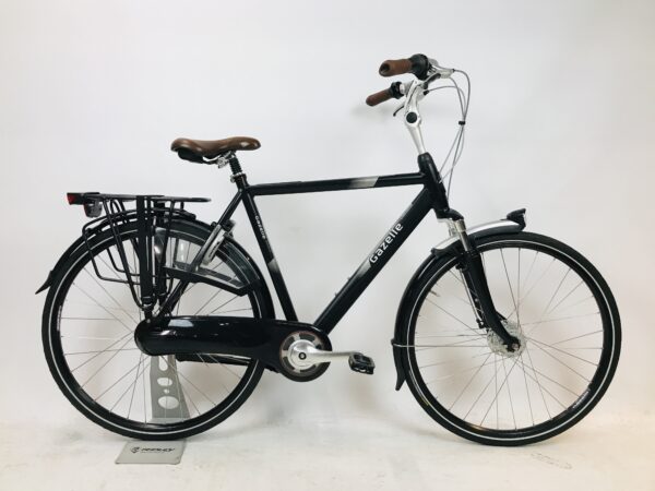 GAZELLE Orange+ herenfiets MatZwart L-57cm