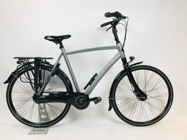 GAZELLE Chamonix C7+ herenfiets XL-61cm Antraciet/Zwart