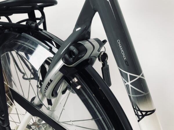 GAZELLE Chamonix C7+ damesfiets m-53cm Antraciet/Wit - Afbeelding 3
