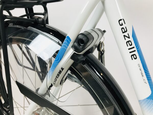 GAZELLE Orange Wit-blauw damesfiets M-53cm - Afbeelding 4