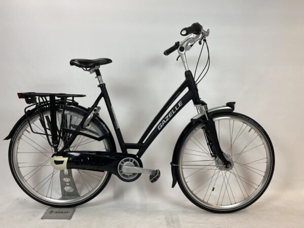 GAZELLE Chamonix C7+ MatZwart stads damesfiets L-57cm