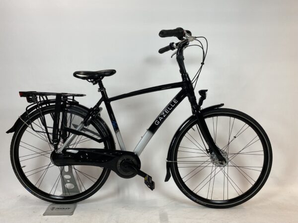 GAZELLE Chamonix C7+ Zwart stads herenfiets M-53cm