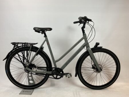 BATAVUS Dinsdag Antraciet damesfiets XL-61cm riemaandrijving+naafdynamo