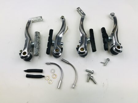Promax V-brake remset voor + achter Wit