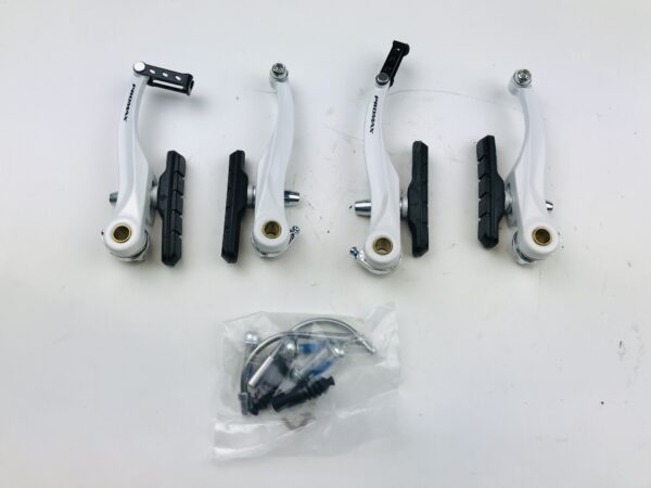 Promax V-brake remset voor + achter Zilver