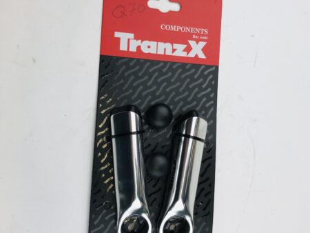 TranzX stuur Bar ends Zilver type JD-897 105mm
