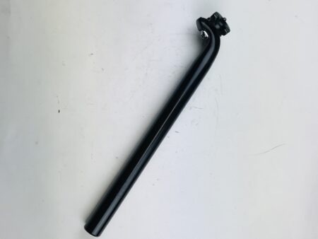 Zadelpen MatZwart 31.6mm - 400mm verstelbaar