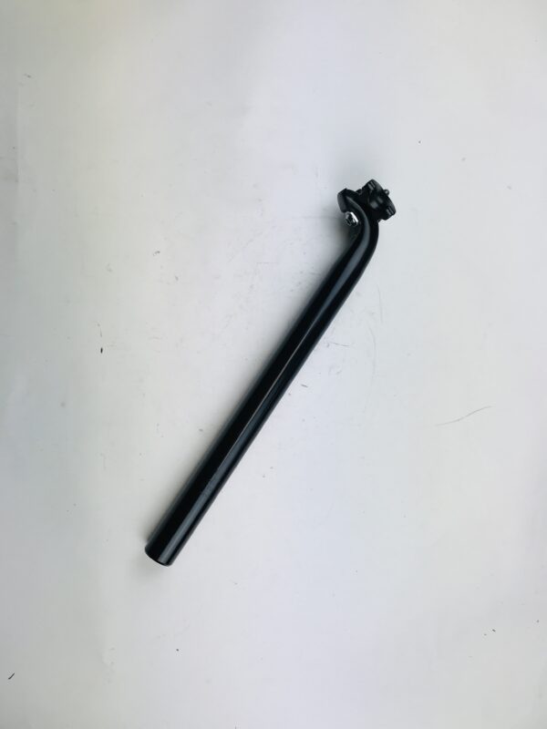 Zadelpen MatZwart 31.6mm - 400mm verstelbaar