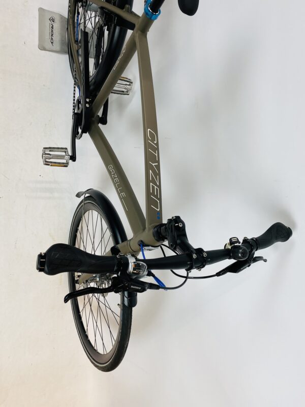 GAZELLE Cityzen C8 herenfiets L-57cm Mat bruin schijfrem - Afbeelding 7
