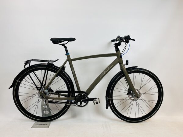 GAZELLE Cityzen C8 herenfiets L-57cm Mat bruin schijfrem