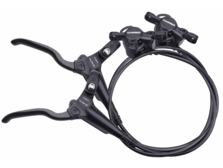 TEKTRO SCHIJFREMSET VOOR-ACHTER 1200/2000 MM ZWART HD-M275