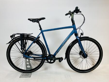 KOGA F3 6 0 herenfiets L-57cm - Riem+Naafdynamo blauw