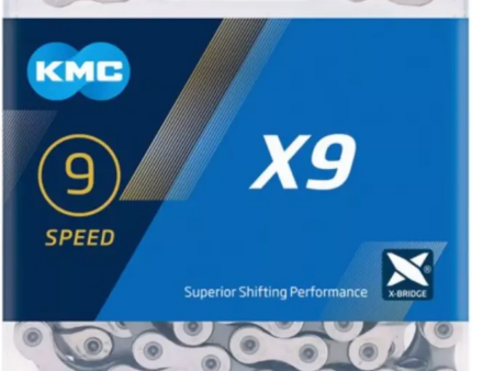 KMC 9 speed ketting - met kettingschakel