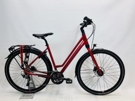 KOGA F3 5 0 damesfiets S-50cm - Naafdynamo - Mat bordeaux rood