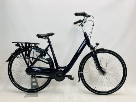 GAZELLE OrangeC7+ damesfiets L-57cm - dichte kettingkast - Donker blauw