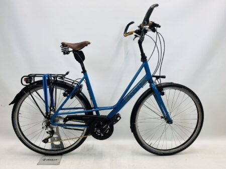 SANTOS Trekking damesfiets L-57cm - mat blauw